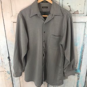 Van Heusen Light Grey Button Down Shirt